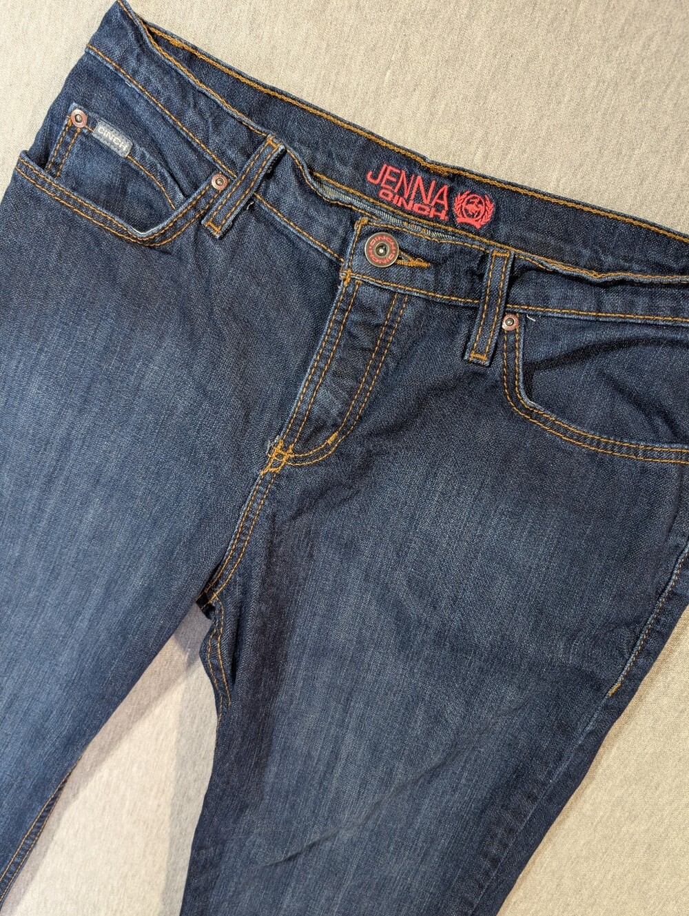 Cinch Jenna Relaxed Jeans Women's 30/9R Dark Wash Blue